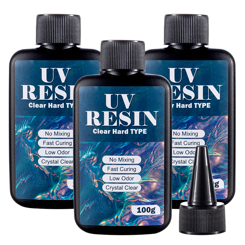 Uv Resin Clear Hard - 100/200/300g UV-hars Hard Type Kristalheldere Lijm