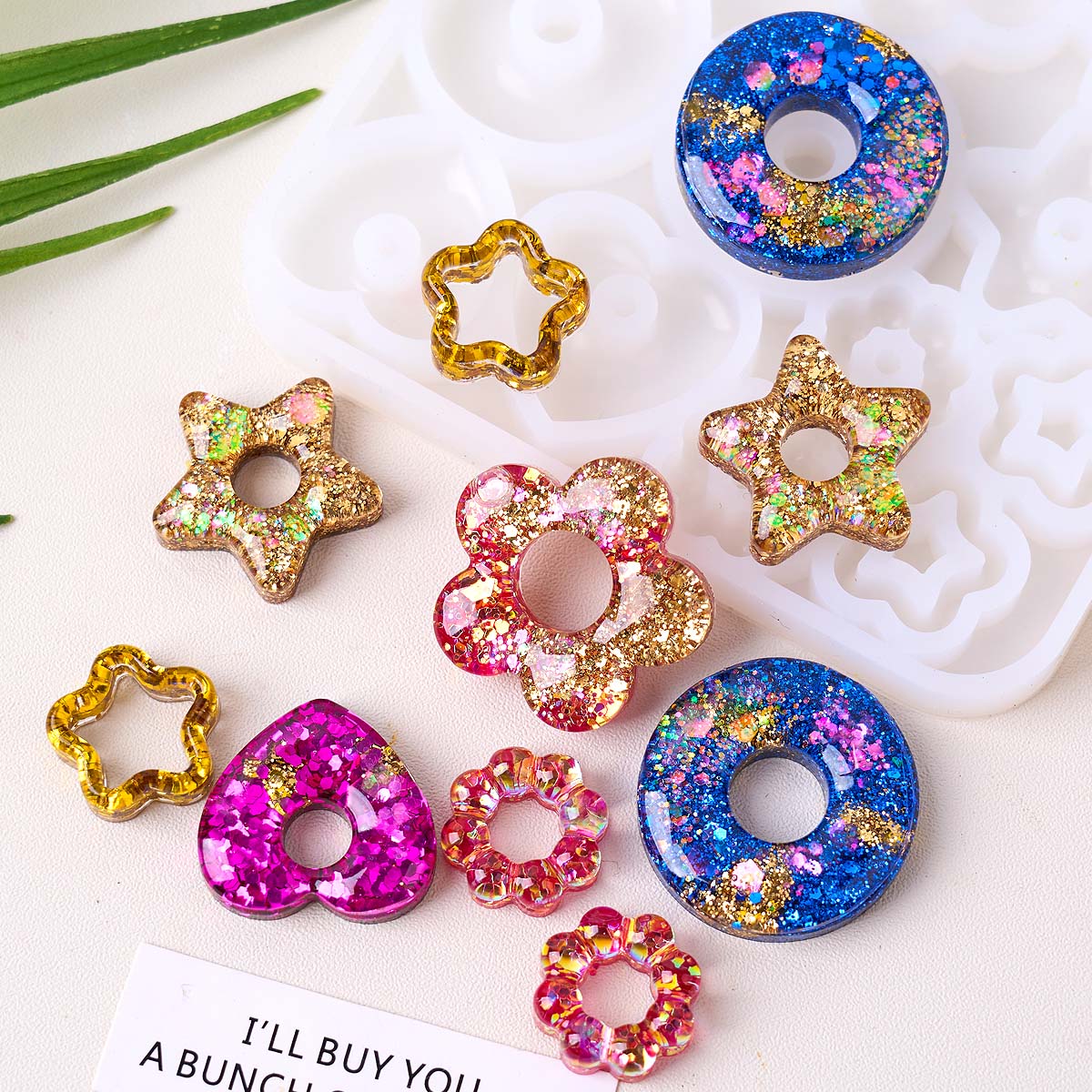 Resin Art Mould - Multifunctionele sieraden siliconen mal DIY handgemaakte