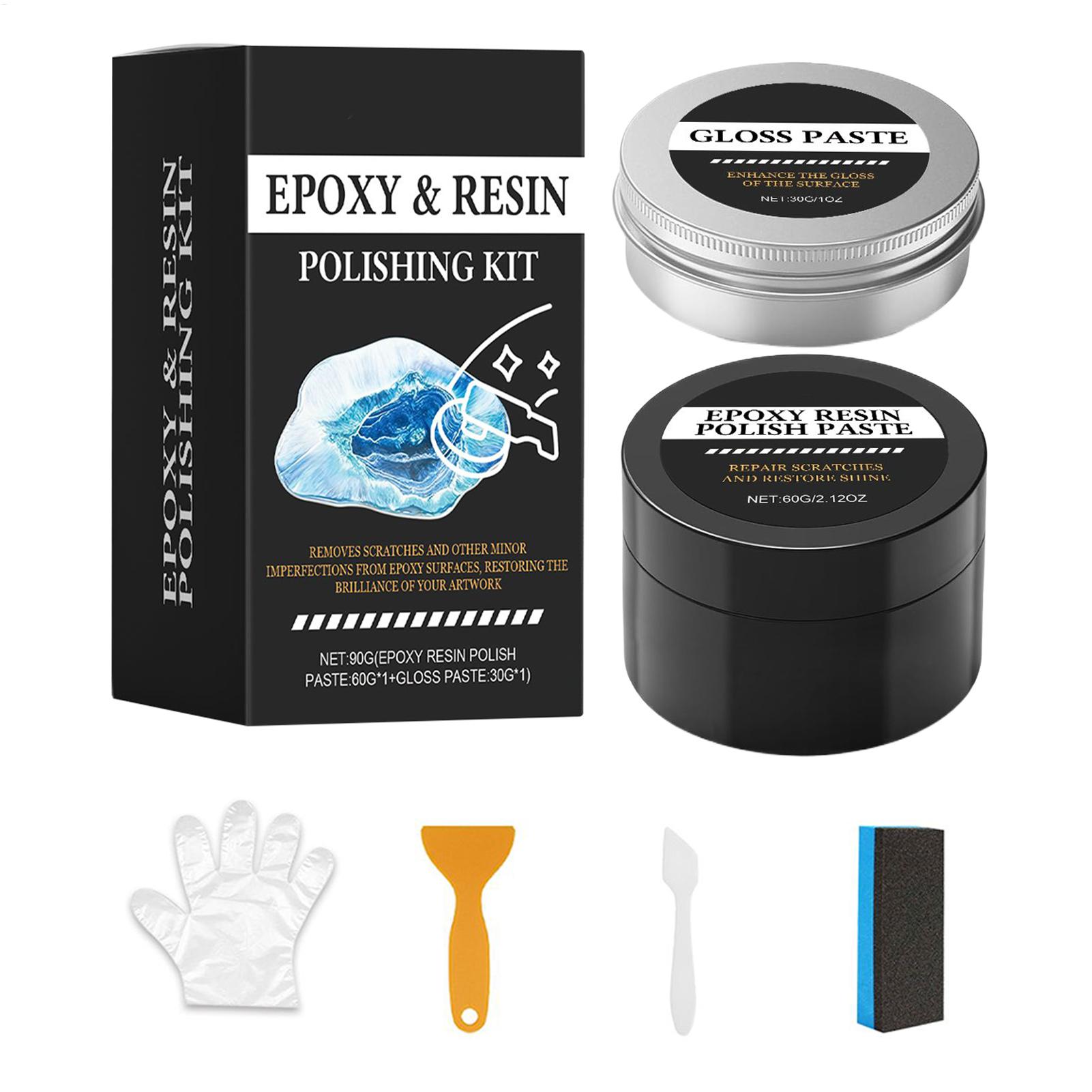 Resin Art Acrylic - Epoxyhars hoogglans polijstpasta Hars polijstset Romige