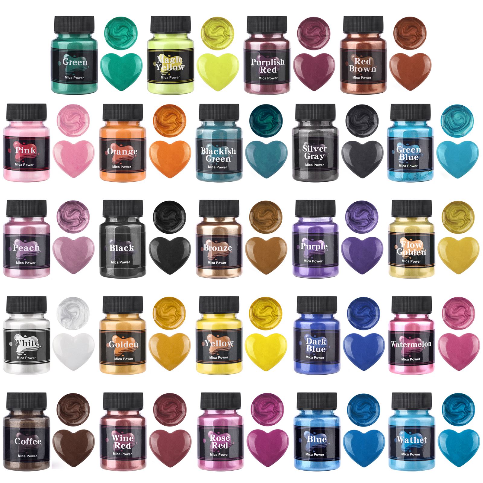 Resin Color Paste - 50Ml 24 Kleuren Hars Parel Poeder