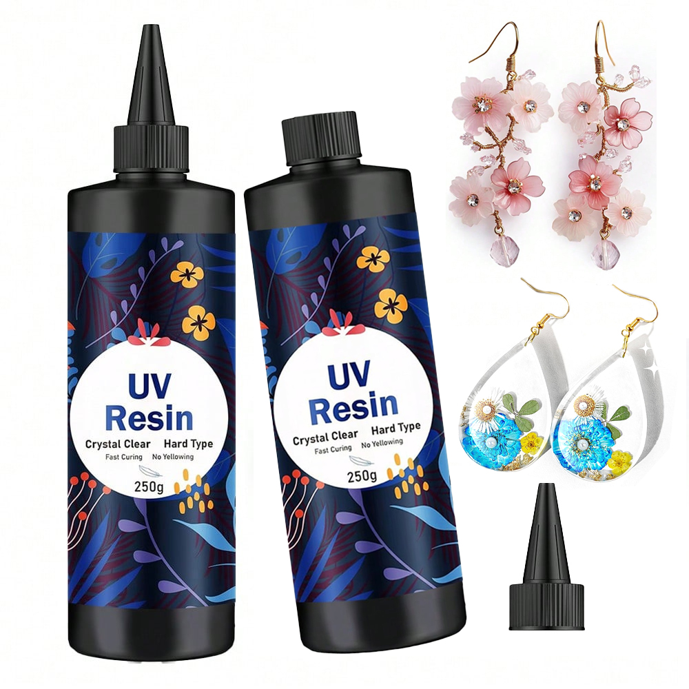 Uv Resin Clear Hard - 250g/500g UV-hars, heldere harde lijm, zonne-geactiveerde
