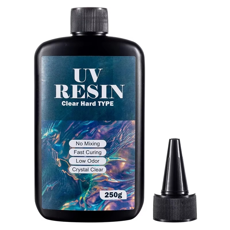 Uv Resin Clear Hard - 100g/250g Transparante UV-hars, hard type, één