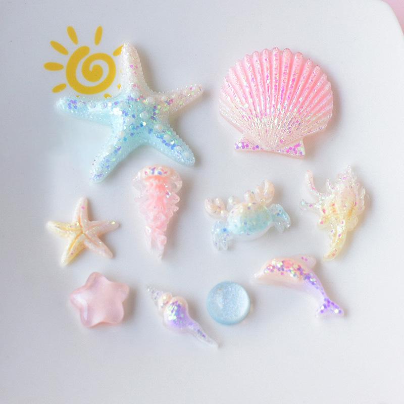 Resin Art Beach Theme - 10 STKS Leuke Zee Thema Hars