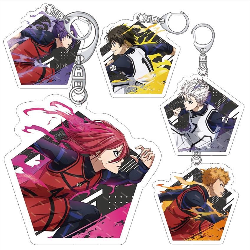 Resin Art Anime - Anime Blue Lock Acryl Meisje Sleutelhanger