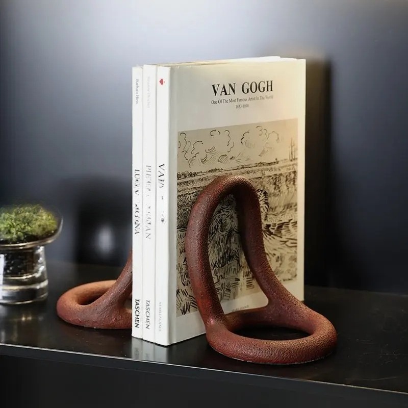 Resin Art Book - Minimalistische boekensteunen voor bureau - hars