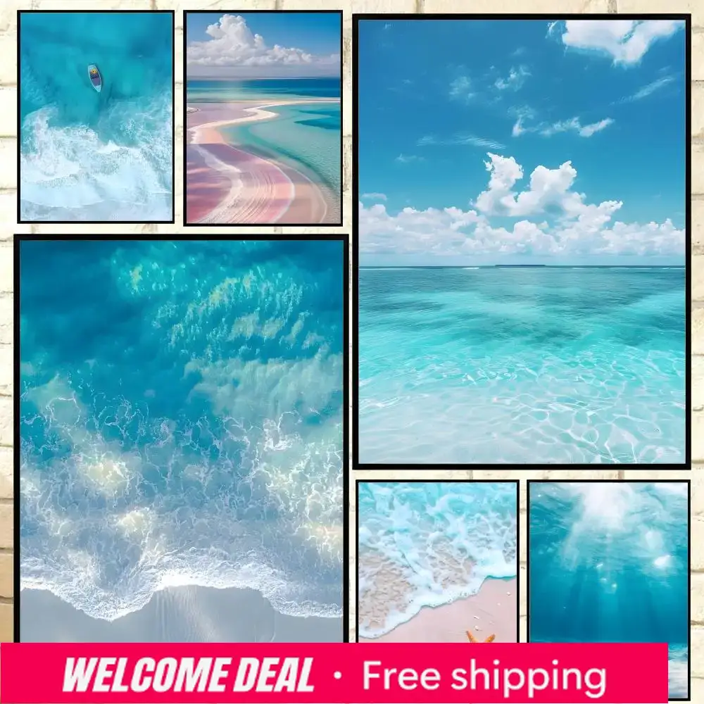 Resin Art Beach Theme - 2026 klassiek thema Beach Ocean Wave