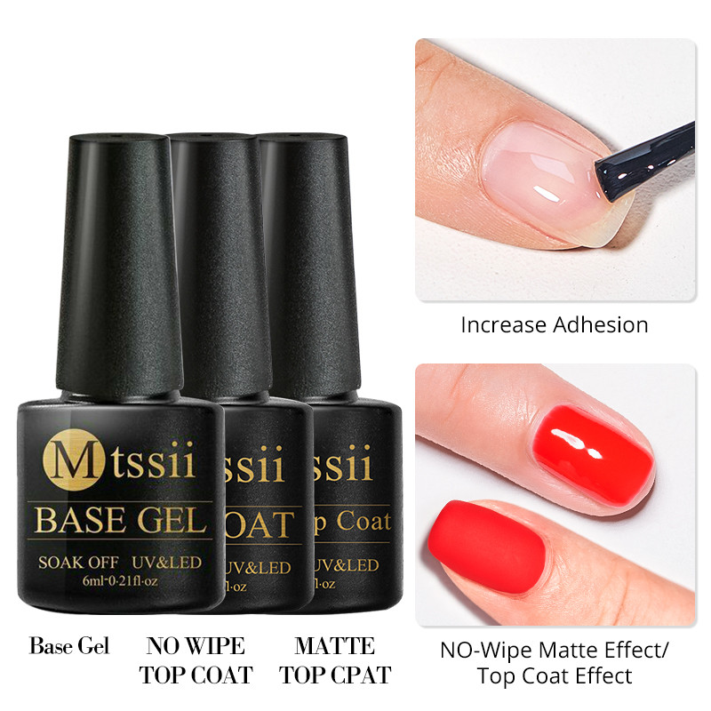 Uv Lamp Nail Resin - Base Gel Geen Veeg Top Jas