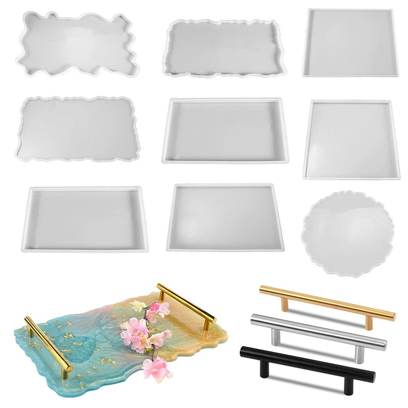 Resin Art Mould - Lade Epoxyhars Siliconen Mal DIY Grote