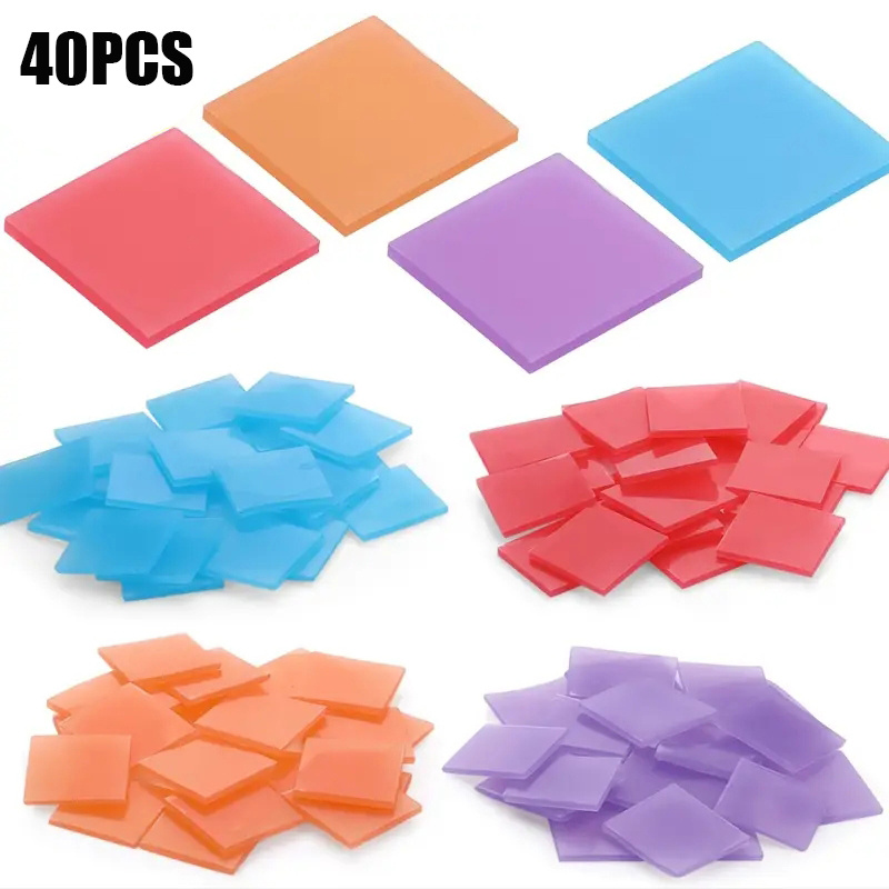 Resin Art And Craft - 40 stuks diamantschilderwas, nagelkunstwas, doe-het-zelf diamantschilderij