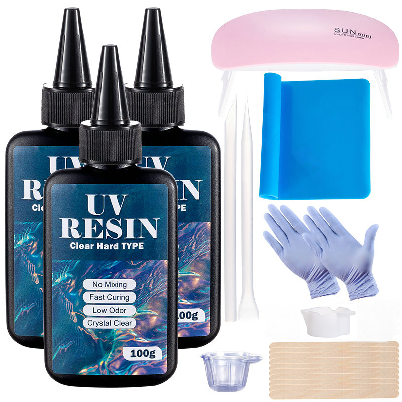 Uv Resin Clear Hard - 100g/250g helder UV-hars hard type één