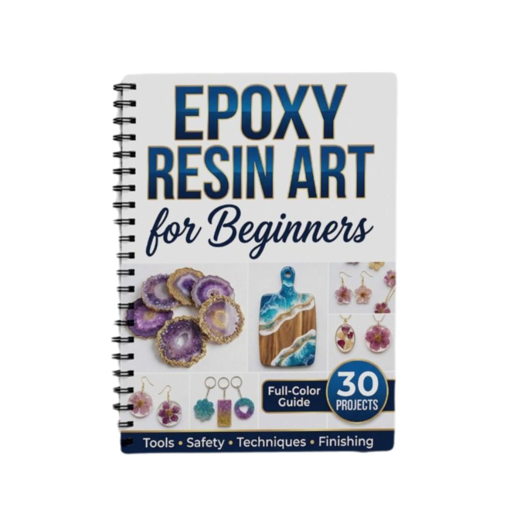 Resin Art Tutorial - Stapsgewijs handboek voor epoxyharskunst, geïllustreerd met
