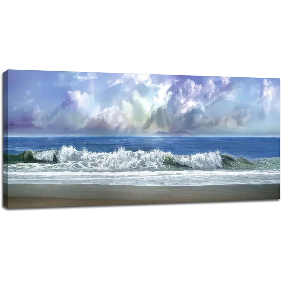 Resin Art Beach Theme - Blauwe Oceaan diamant borduurwerk Wall Art