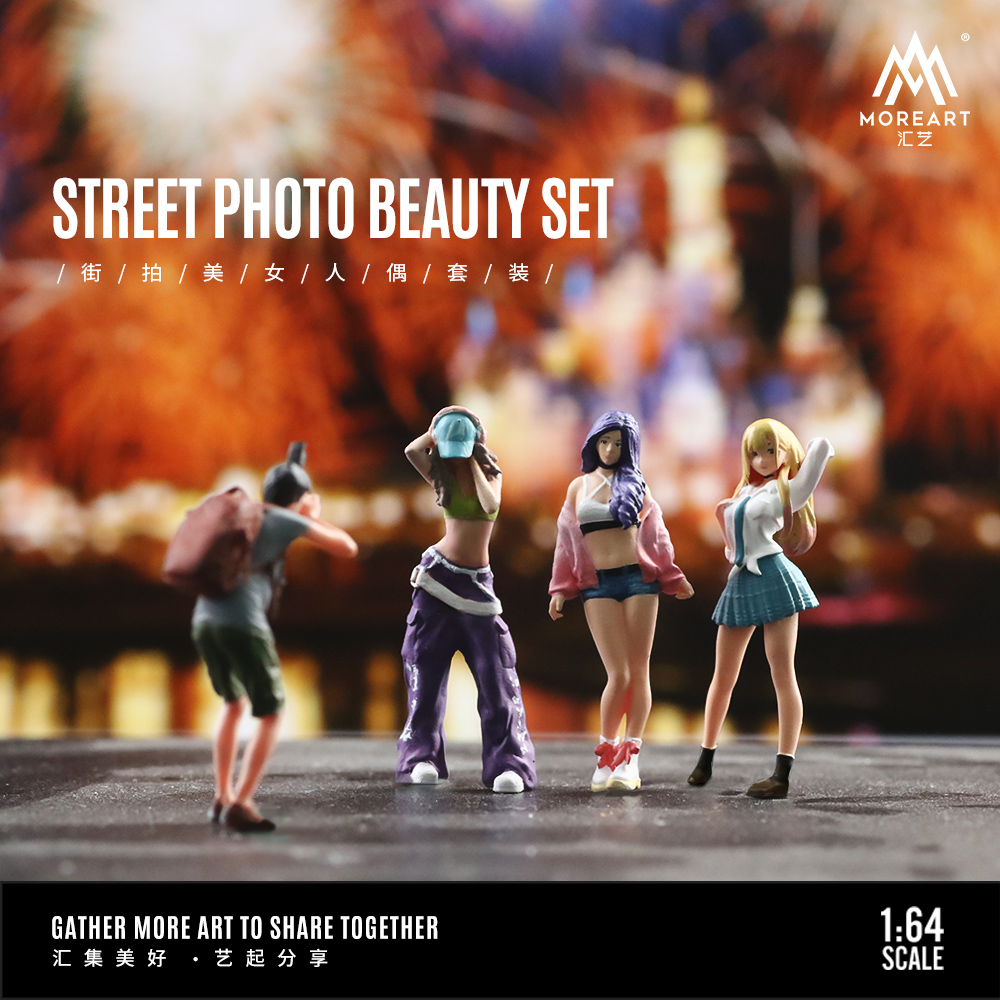 Resin Art Anime - Meer Art 1:64 Action Figure Set,