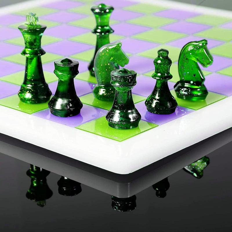 Harsen schaakset mal met schaa - Resin Art Kit With Molds recensie en prijs