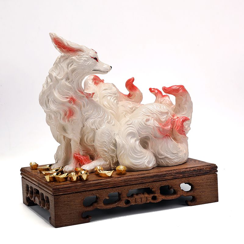 Negenstaartige vos ornamenten, - Resin Art Anniversary Gift recensie en prijs
