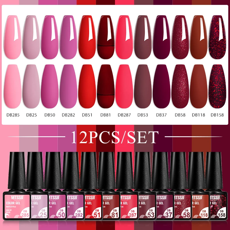 MTSSII 12 stks/set Naakt Huids - Uv Lamp Nail Resin recensie en prijs
