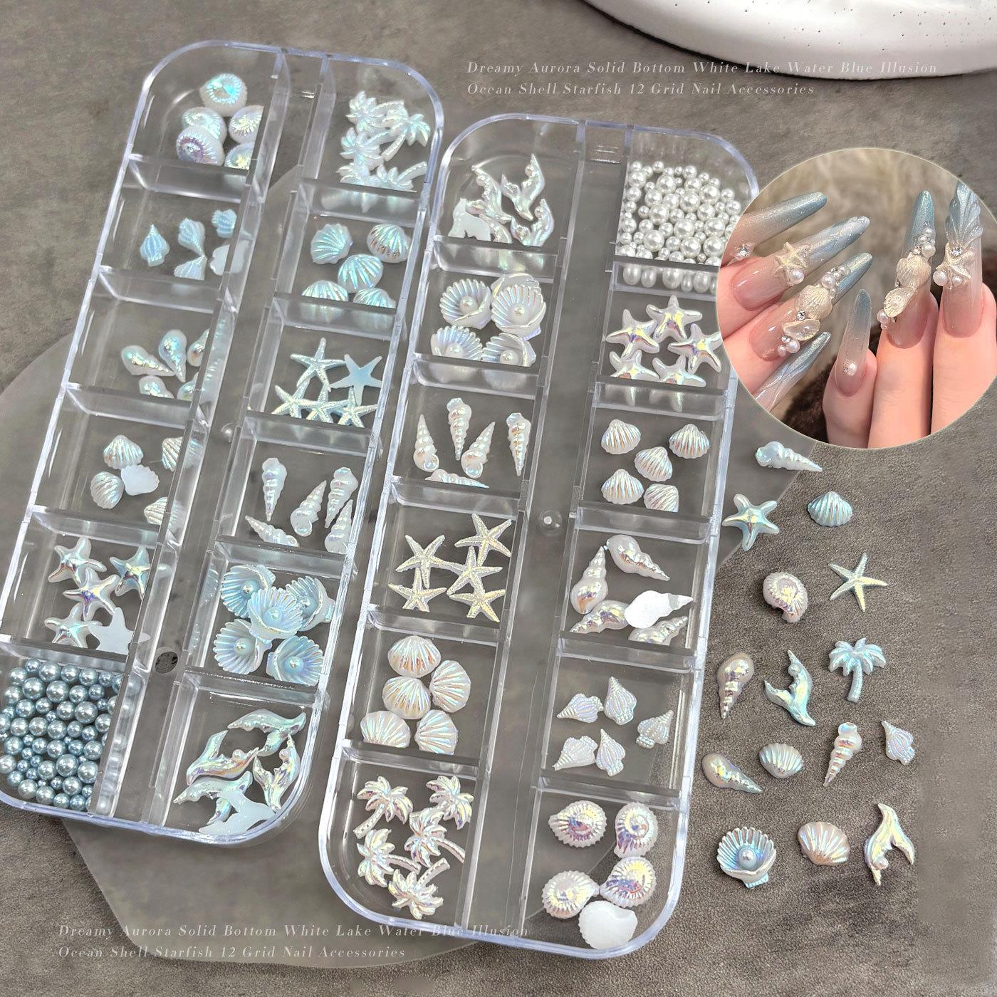 12Grids 3D Gemengde Oceaan Sti - Resin Art Beach Theme recensie en prijs