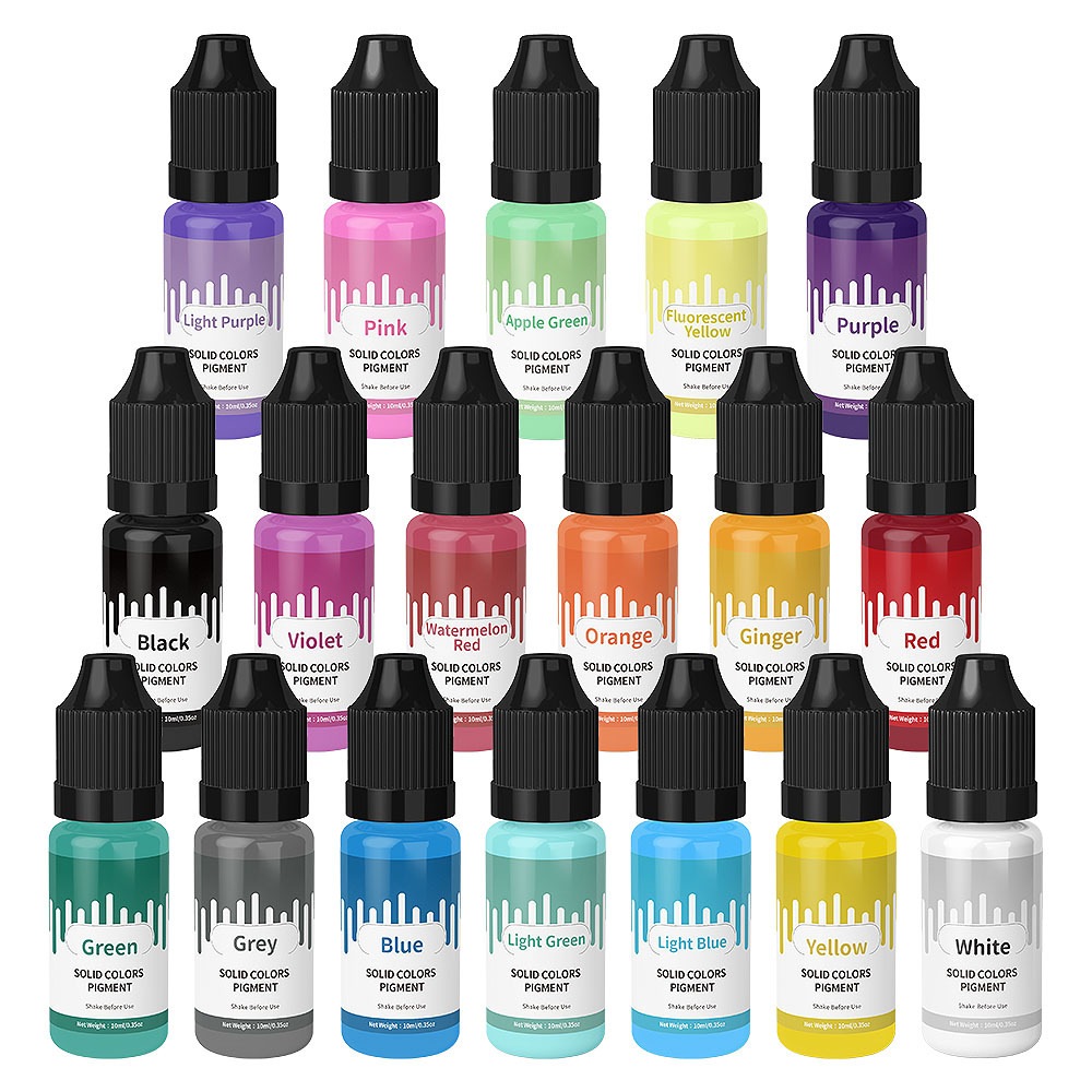 18 Kleuren 10 ml Macaron Effen - Resin Color Paste recensie en prijs