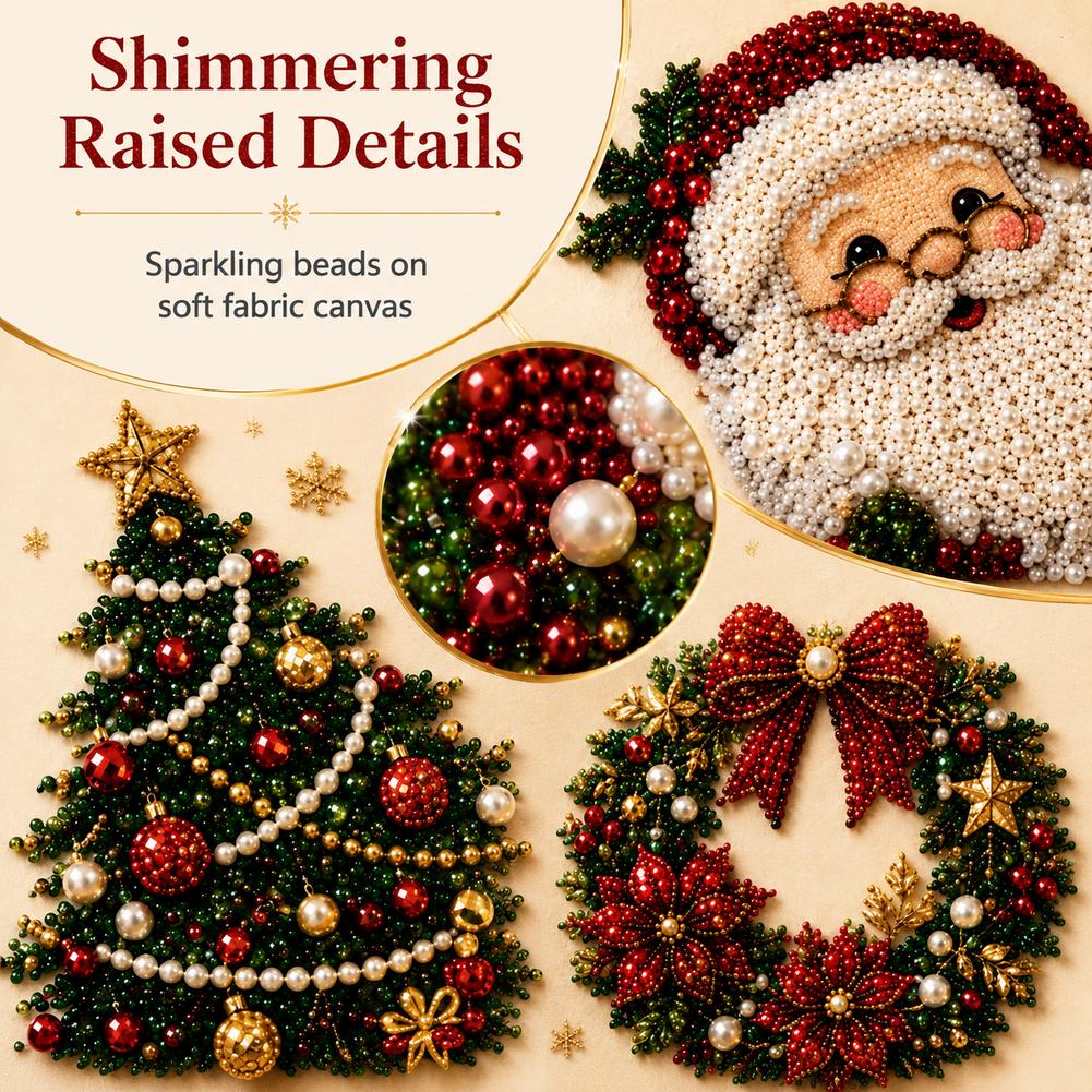 Kerstmis Kerstman Parel Kunst  - Resin Art And Craft recensie en prijs