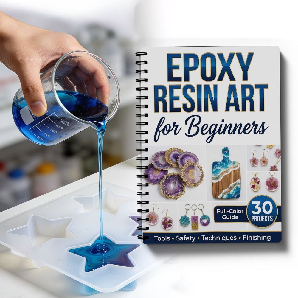 Stapsgewijs handboek voor epox - Resin Art Tutorial recensie en prijs