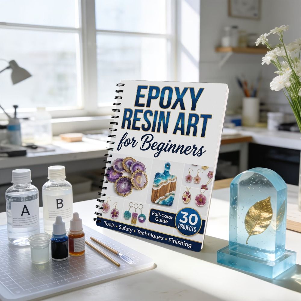Stapsgewijs handboek voor epox - Resin Art Tutorial recensie en prijs