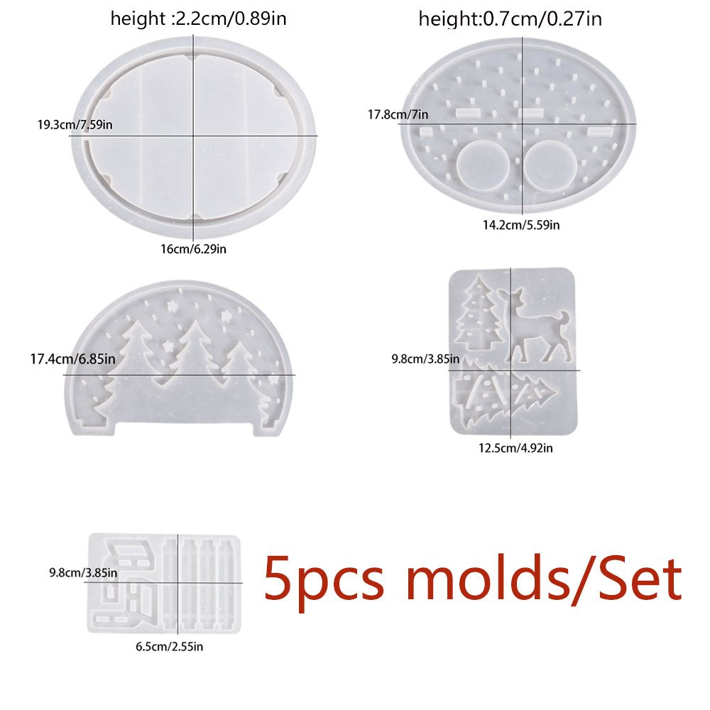 Kerst-Eland Theelicht Houder S - Resin Art Kit With Molds recensie en prijs