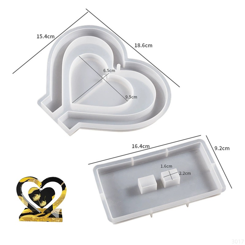 Letter Mm Epoxyhars Siliconen  - Resin Art Mould recensie en prijs