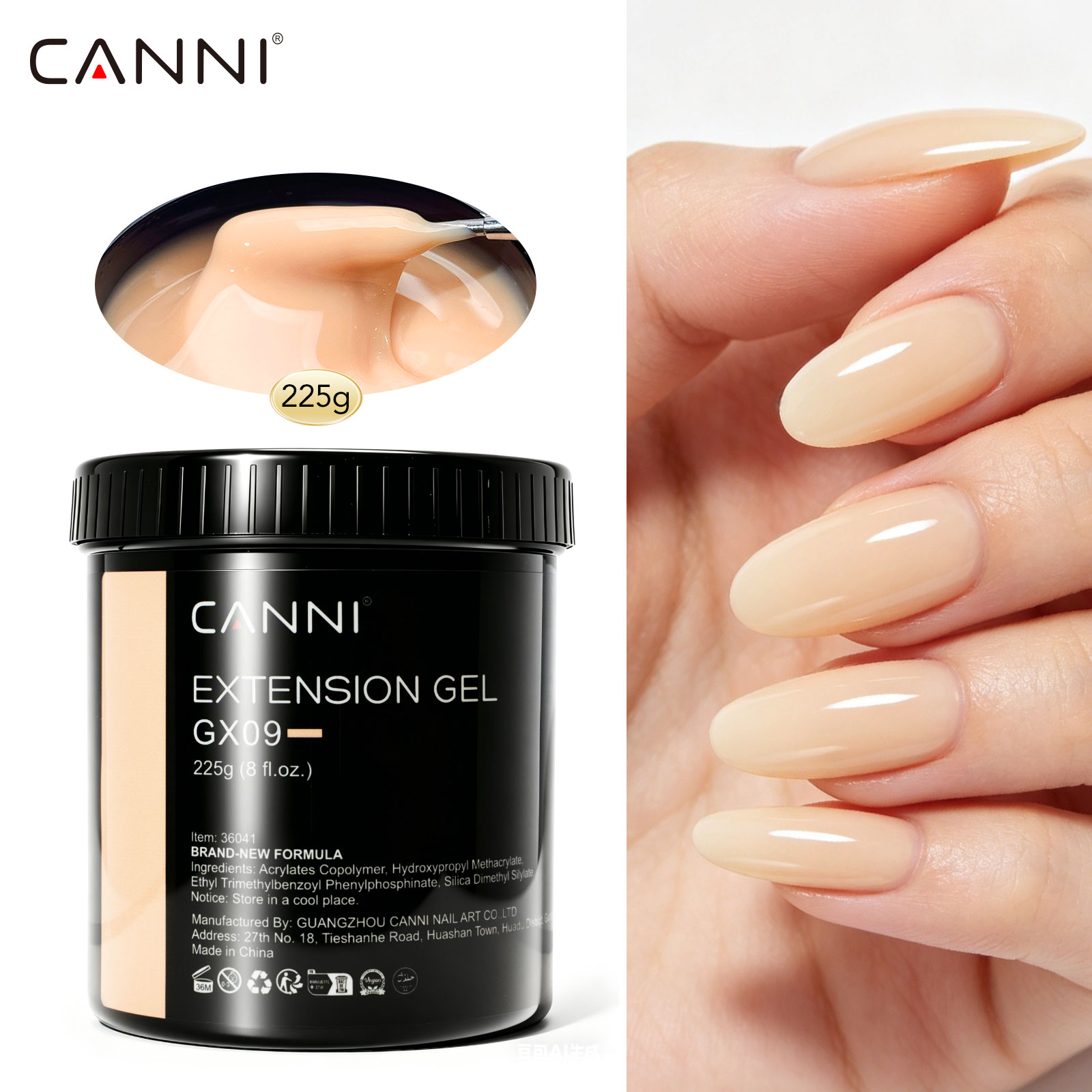 CANNI 225g Navulverpakking Cam - Uv Lamp Nail Resin recensie en prijs