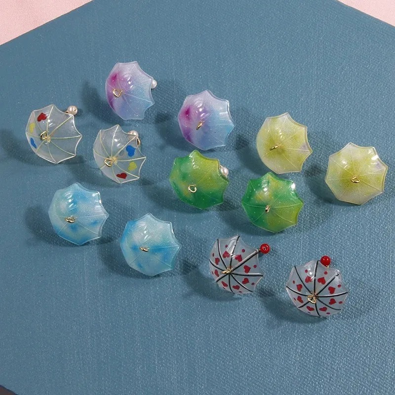 6 Stuks 3D Leuke Strandparaplu - Resin Art Beach Theme recensie en prijs