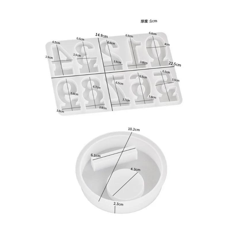 2-delige siliconen mallen voor - Resin Art And Craft recensie en prijs