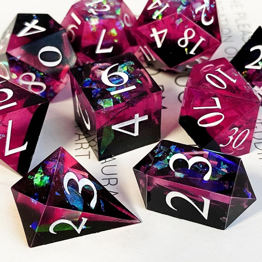 DIY DND scherpe rand dobbelste - Resin Art Mould recensie en prijs