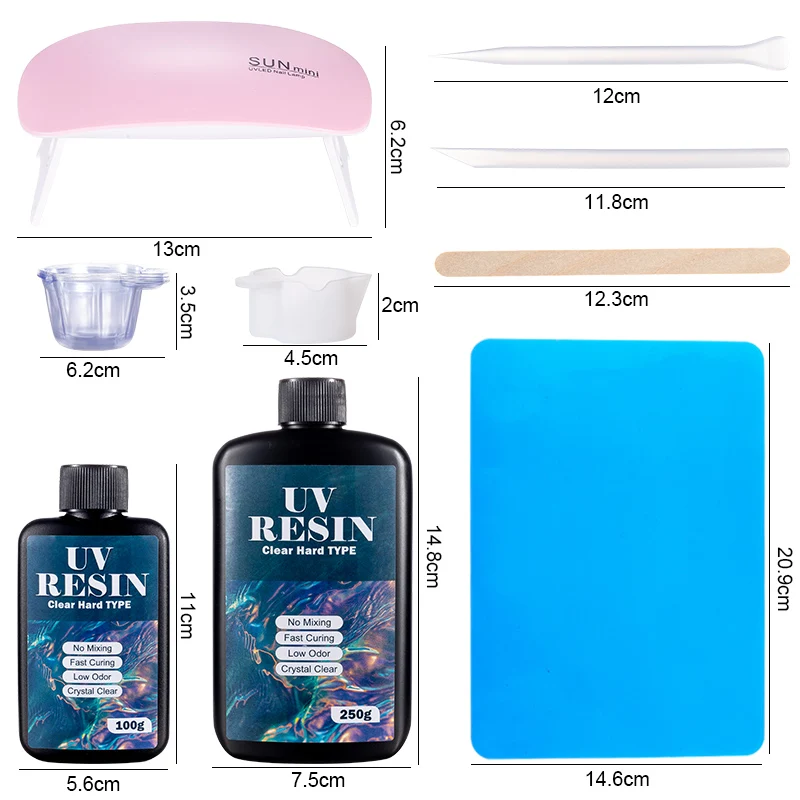 Harde UV-harslijmset Snel uith - Uv Resin Clear Hard recensie en prijs