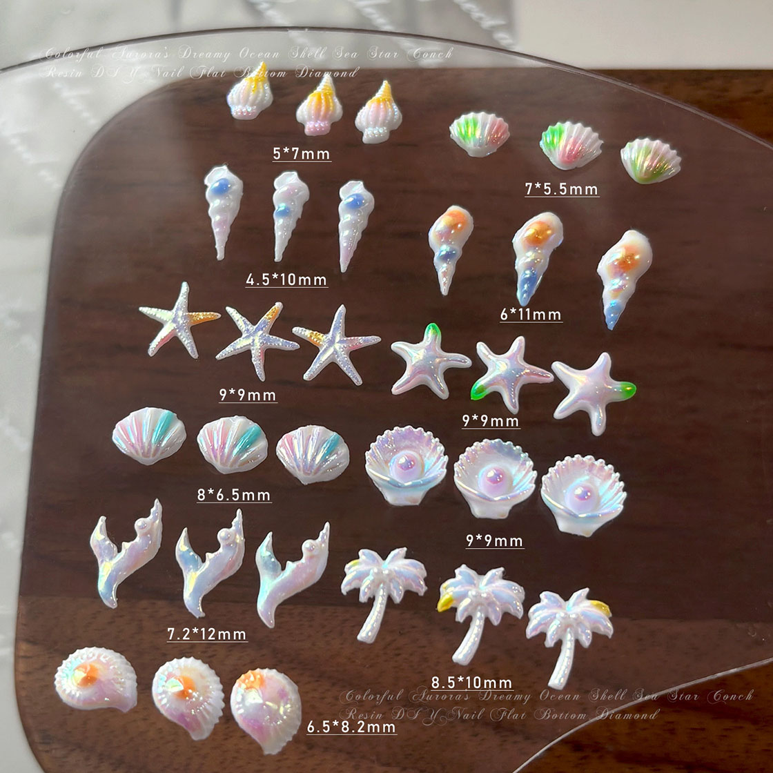 50 stuks zomerstrand nagel str - Resin Art Beach Theme recensie en prijs