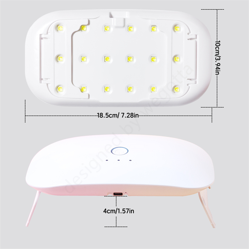 24W USB oplaadbare UV LED-lamp - Uv Lamp Nail Resin recensie en prijs
