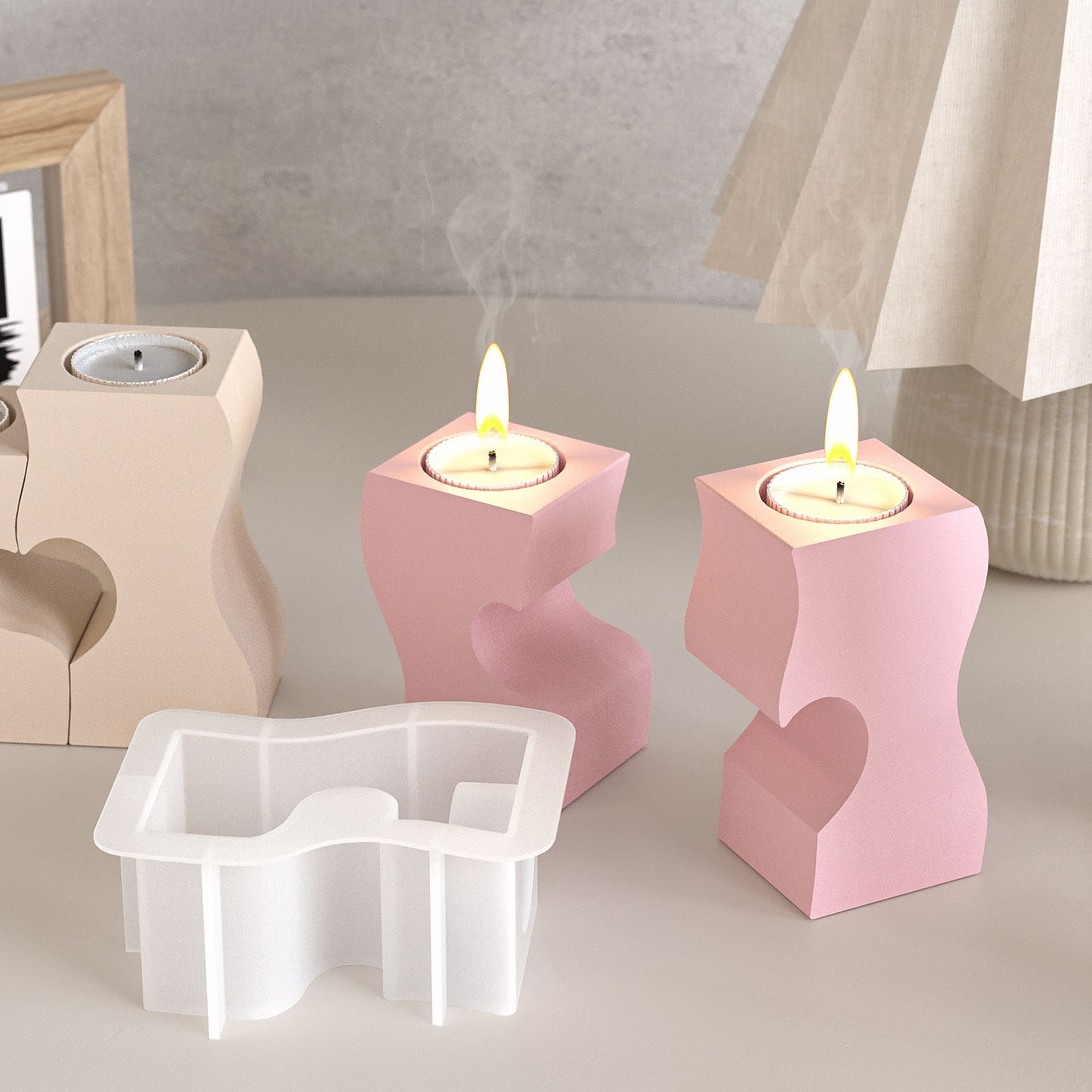 S Hart Kandelaar Siliconen Mal - Resin Art Mould recensie en prijs