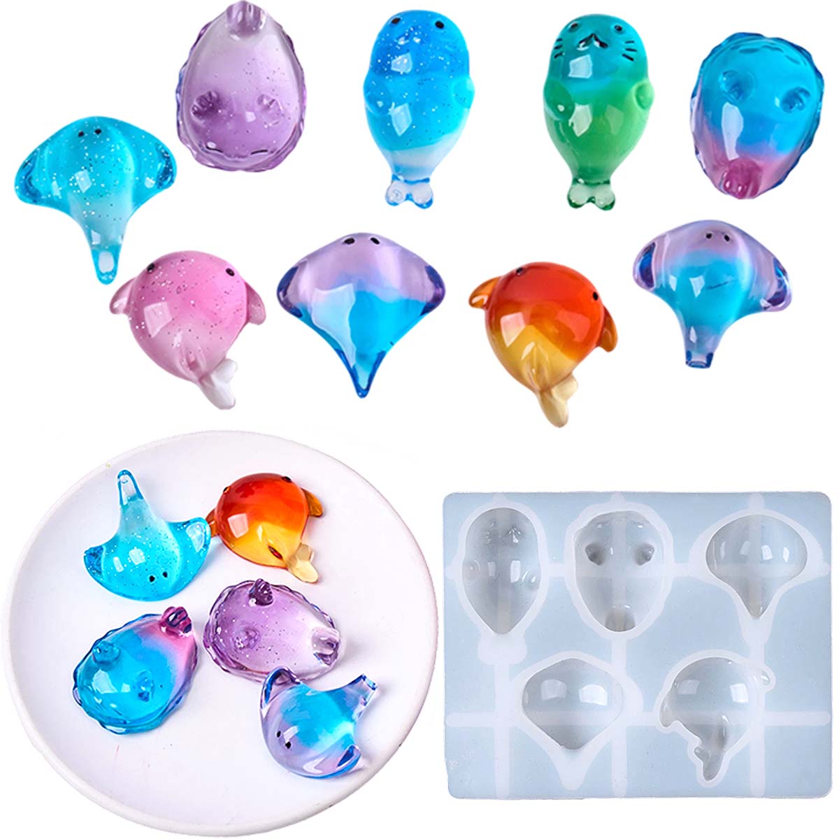 3D Healing Kawaii Manta Ray Wa - Resin Art A Keychain recensie en prijs
