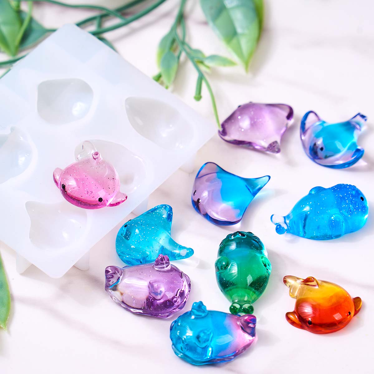 3D Healing Kawaii Manta Ray Wa - Resin Art A Keychain recensie en prijs