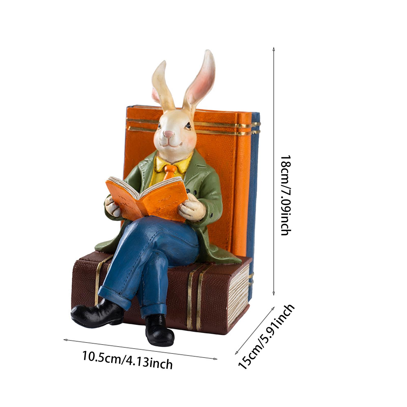 Leesboek Konijn Standbeeld Har - Resin Art Book recensie en prijs