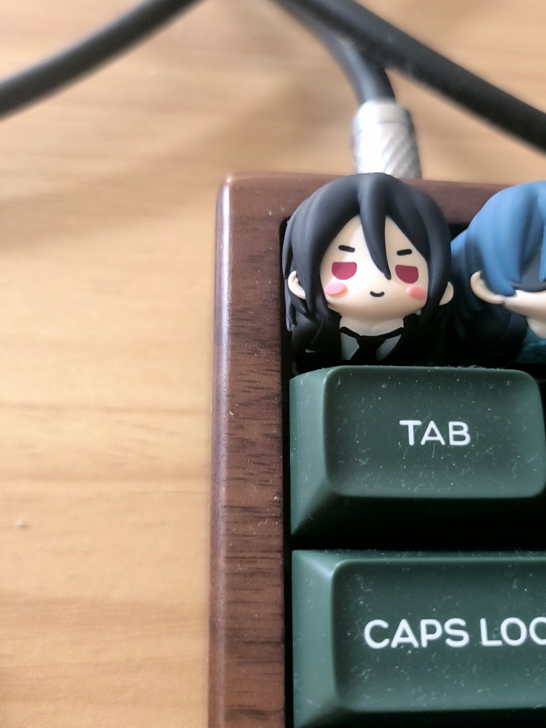 Kawaii hars sleutelkap anime B - Resin Art Anime recensie en prijs