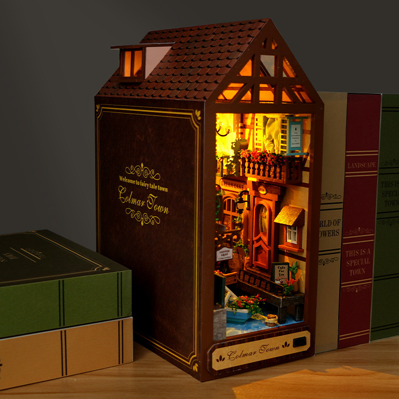 DIY houten boekenhoekje retro  - Resin Art Book recensie en prijs