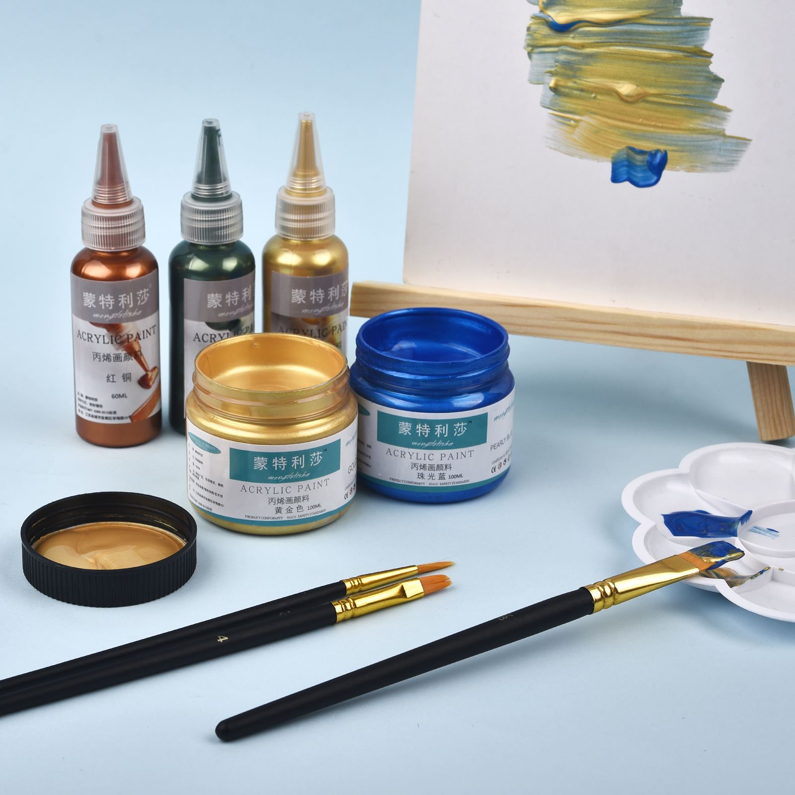 7 Kleuren 60Ml/Fles Metallic P - Resin Color Paste recensie en prijs