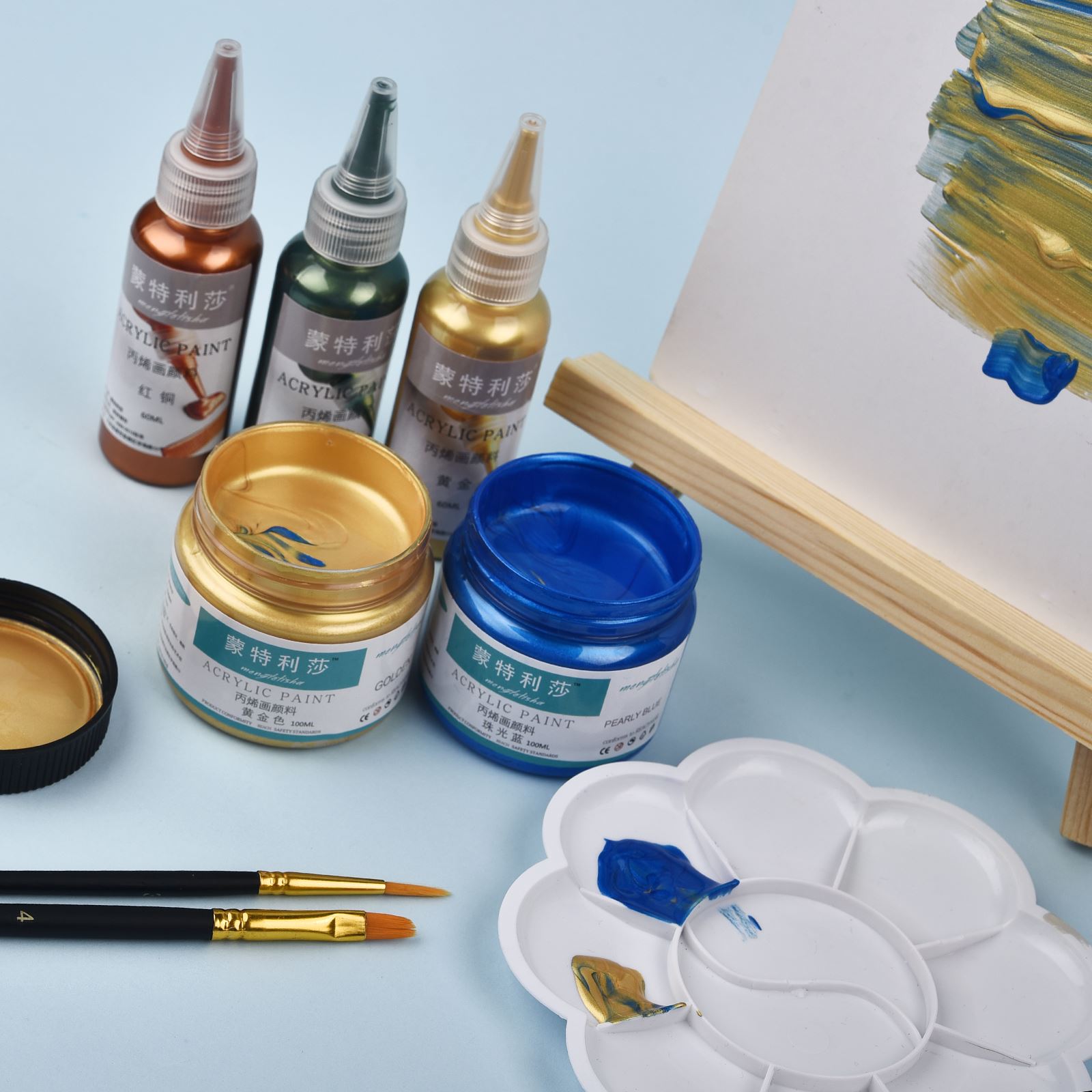 7 Kleuren 60Ml/Fles Metallic P - Resin Color Paste recensie en prijs