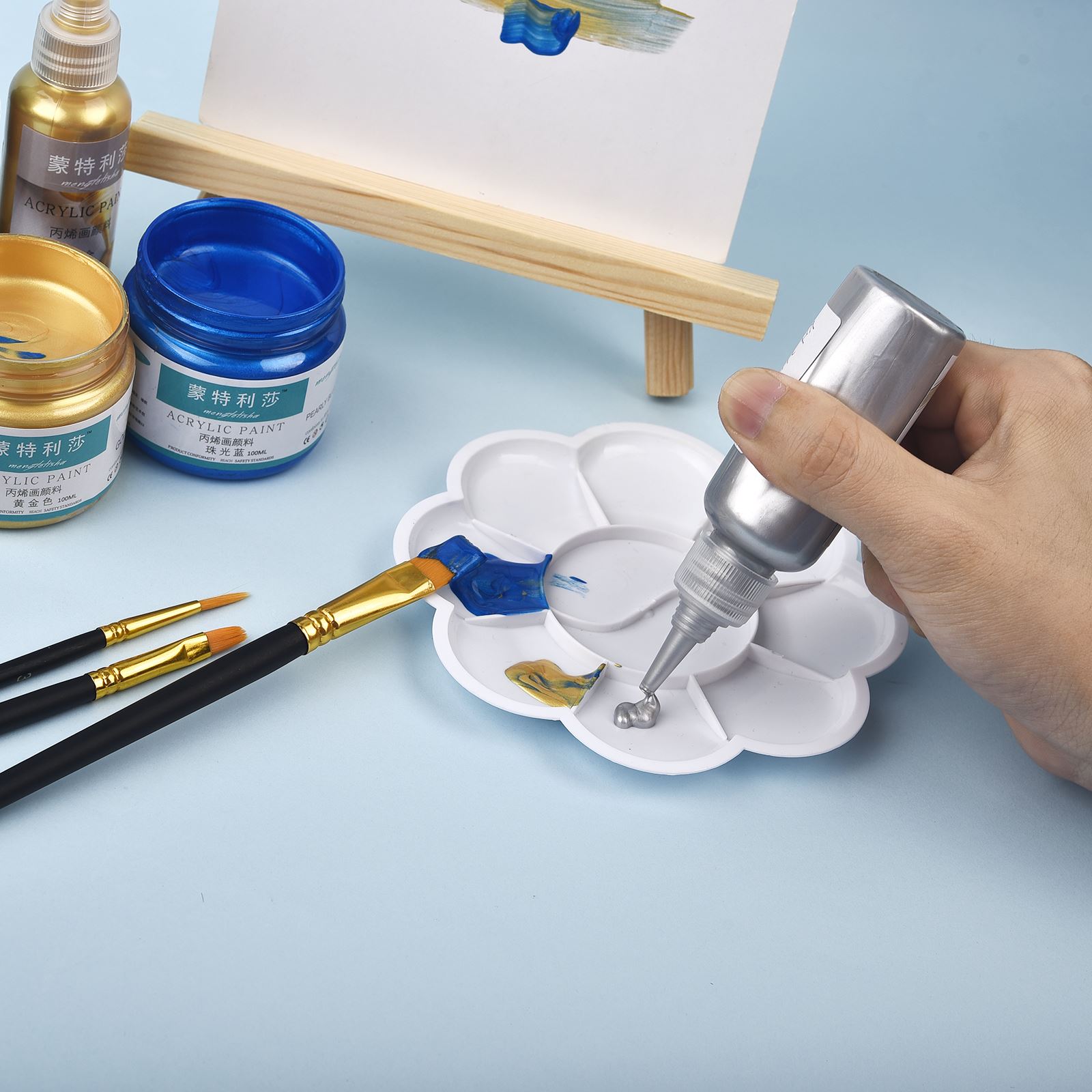 7 Kleuren 60Ml/Fles Metallic P - Resin Color Paste recensie en prijs