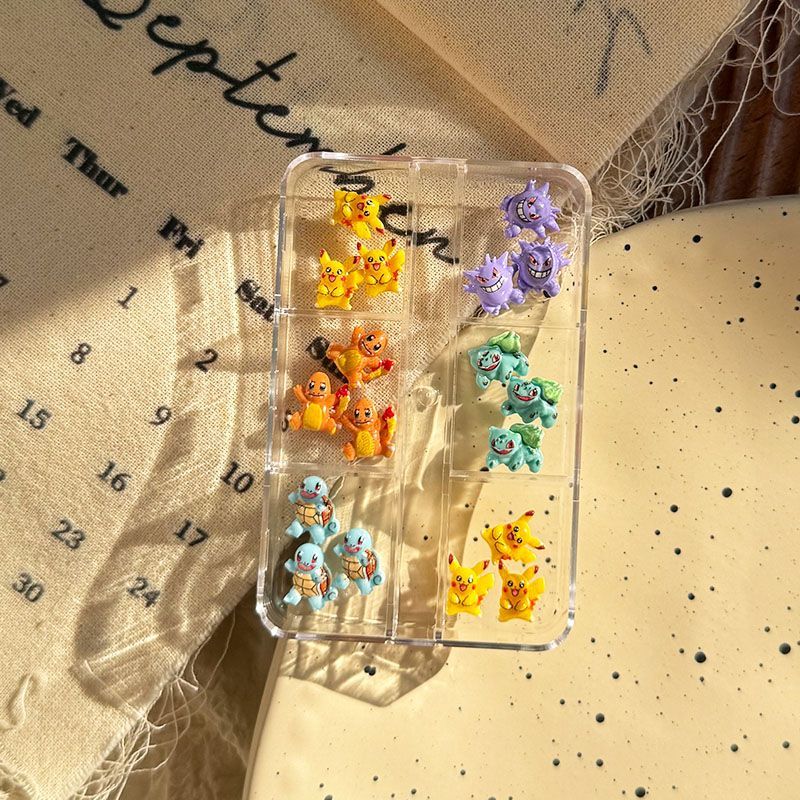 Pokemon nagelkunstaccessoires, - Resin Art Anime recensie en prijs