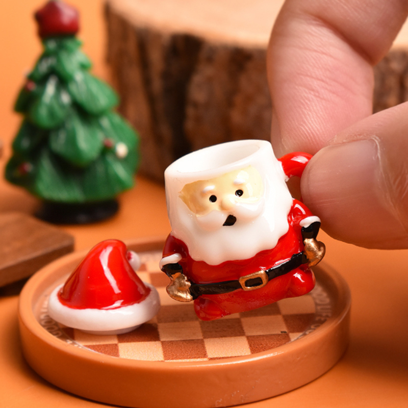 Mini Santa Theekopje Ornament  - Resin Art And Craft recensie en prijs