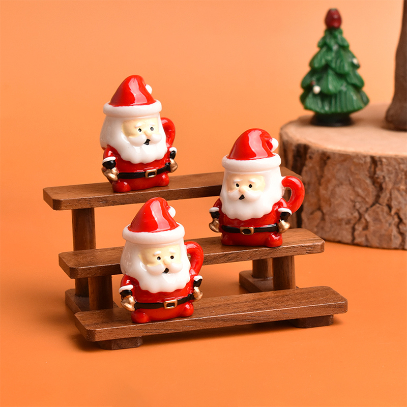 Mini Santa Theekopje Ornament  - Resin Art And Craft recensie en prijs