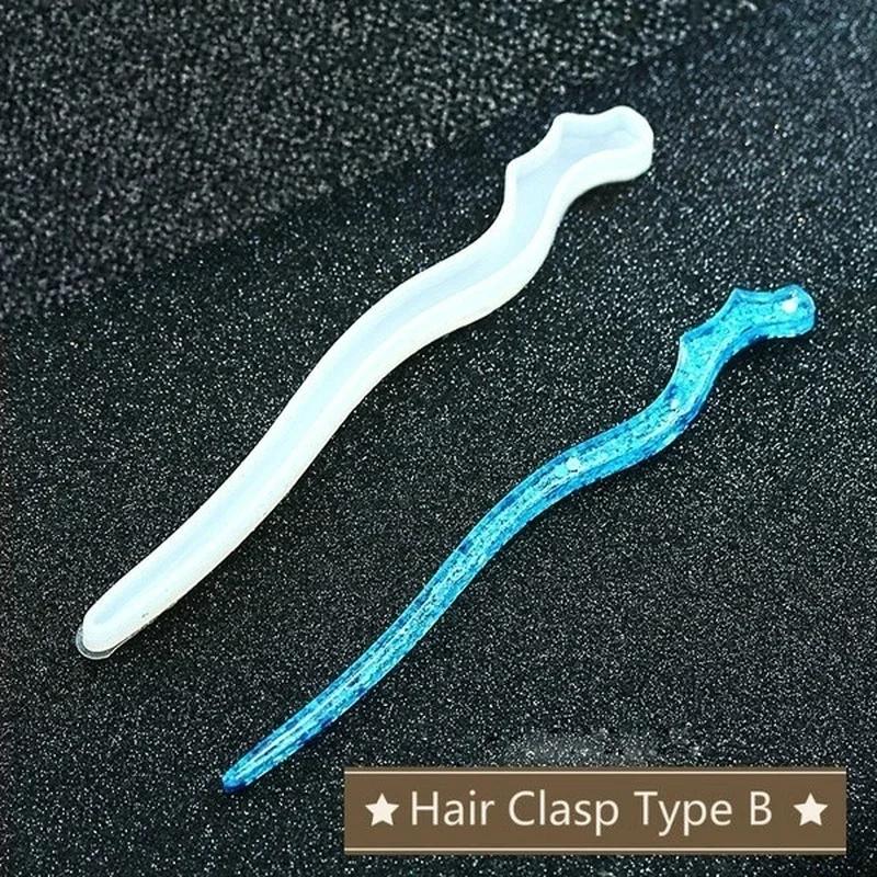 Nieuwe transparante haarspeld  - Resin Art Acrylic recensie en prijs