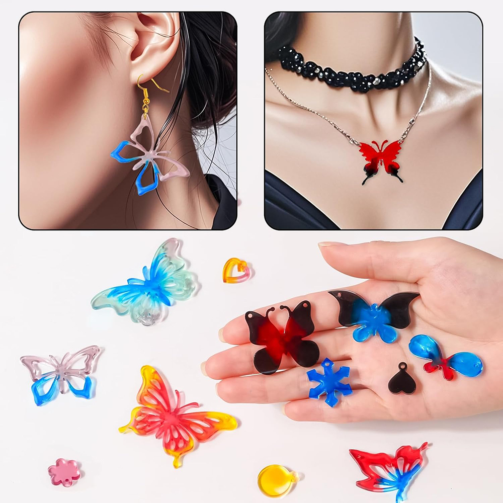 Hars oorbel mallen vlinder sie - Resin Art A Keychain recensie en prijs
