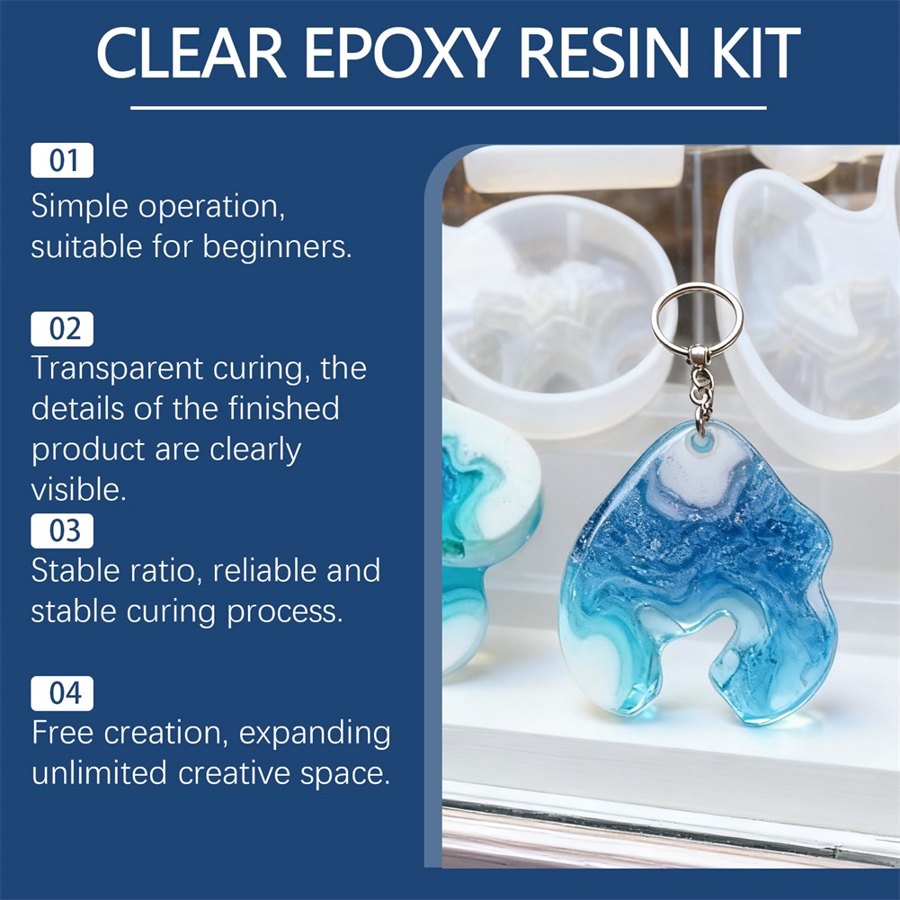 DIY Kristallen Heldere Epoxyha - Resin Art Kit With Molds recensie en prijs