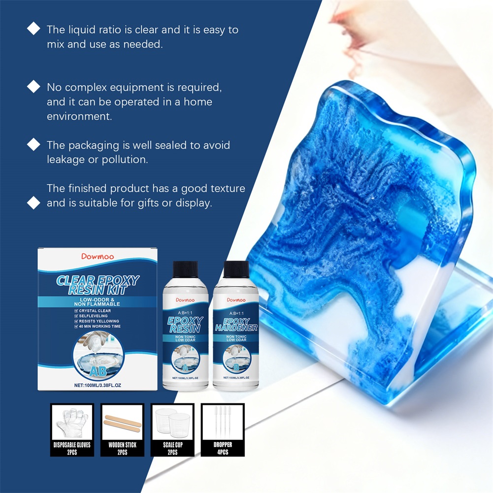 DIY Kristallen Heldere Epoxyha - Resin Art Kit With Molds recensie en prijs